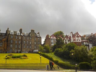 Streets of Edinburgh, Scotland.