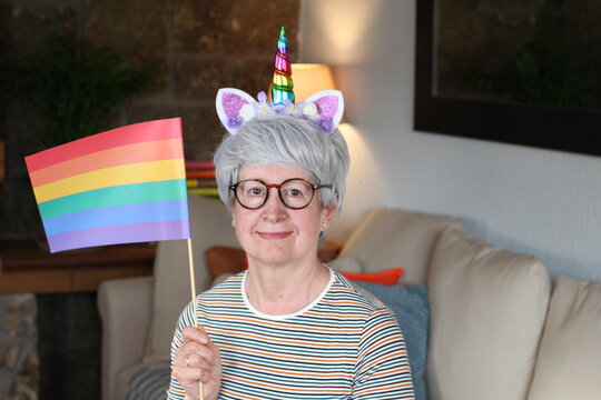 Gorgeous senior LGBTQI community member 