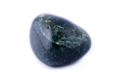 macro stone heliotrope on a white background