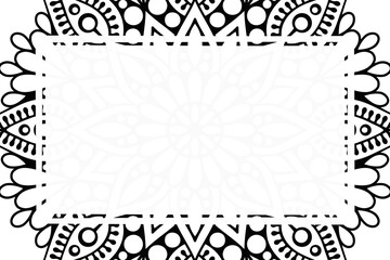 Vector islamic background with mandala