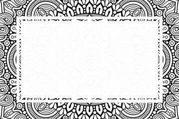 Obraz premium Vector islamic background with mandala