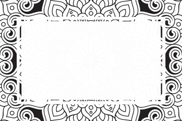 Vector islamic background with mandala