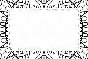 Vector islamic background with mandala