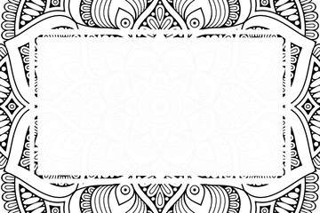 Vector islamic background with mandala