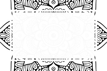 Vector islamic background with mandala