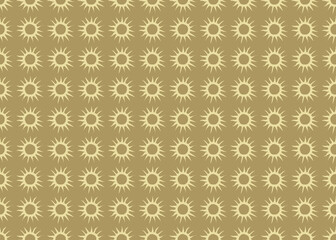 The sun. Geometric seamless pattern for design. Design of fabric, packaging.