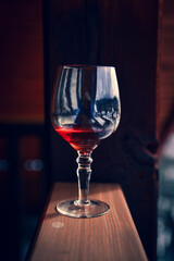 glass of red wine