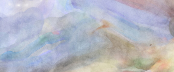 2d illustration. Artistic background image. Abstract painting on canvas. Contemporary art. Hand made painting. Colorful texture. Modern artwork. Painting with brushstrokes of watercolor on surface.