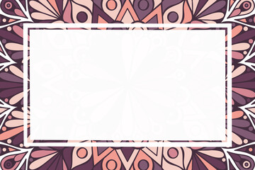 Vector islamic background with mandala