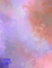 Artistic abstract background. Texture painted wallpaper. Creative illustration with strokes of paint. Brush pattern painting.