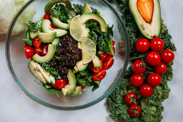 salad with vegetables