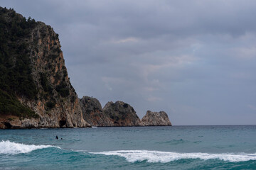 beach and sea