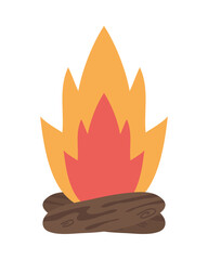 blazing bonfire design