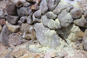 伽藍岳　火口付近（日本,大分県）