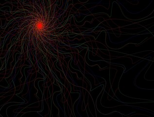 Imaginatory fractal background generated Image