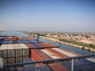 Suezkanal, Containerschiff