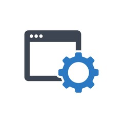 Configuration gear icon