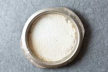 An empty baking dish