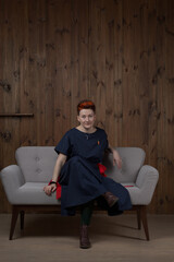 Young woman blogger or coach