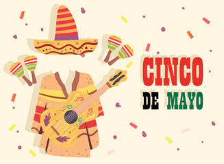 Obraz premium Cinco de mayo cloth