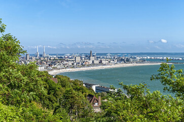 The City View From Sainte Adresse From, Le Havre, Normandy, France