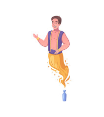Cartoon Genie Illustration