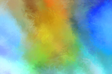Brushed Painted Abstract Background. Brush stroked painting. Artistic vibrant and colorful wallpaper.