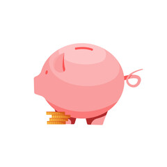 Fototapeta premium Piggy Bank Icon
