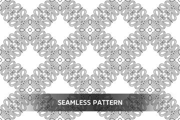 Seamless tribal texture geometric design