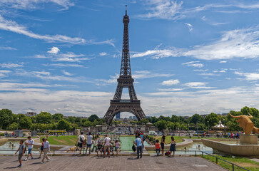 Eiffel Tower, Champ De Mars, Paris, Ile De France, France