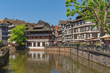 Fototapeta na wymiar Gerberviertel, Strasbourg, Alsace, France