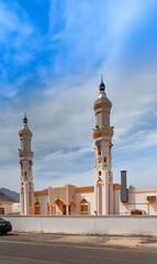 Obraz premium Sharja Mosque In The Center Of Khasab, Musandam, Oman