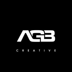 AGB Letter Initial Logo Design Template Vector Illustration