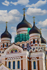 Fototapeta na wymiar Alexander Nevsky Cathedral Tallinn, Estonia