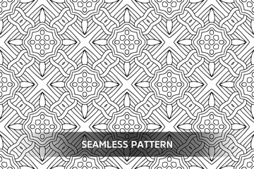 Seamless tribal texture geometric design
