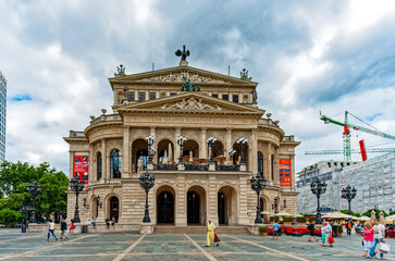 Fototapeta na wymiar Alte Oper, Frankfurt Am Main, Hessen, Germany