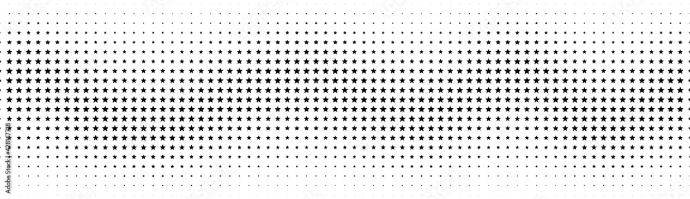 Poster halftone in abstract style. geometric retro banner vector texture. modern print. white and black bac