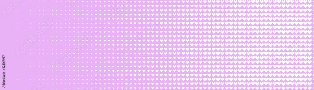 Poster halftone in abstract style. geometric retro banner vector texture. modern print. white and pink back