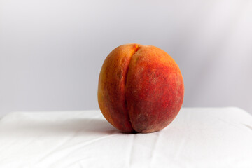 A sweet, ripe peach
