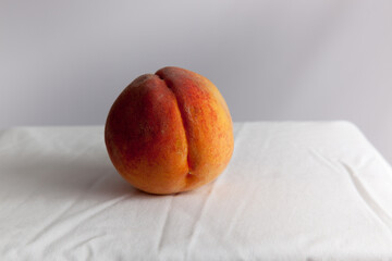 A sweet, ripe peach