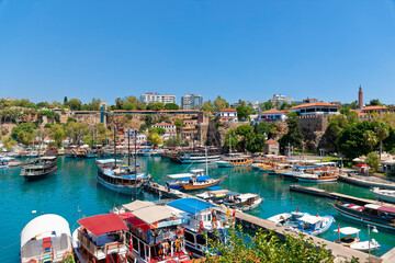 Fototapeta premium Marina, Old Town, Antalya, Turkey