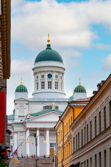 The Cathedral Of Helsinki At Senate Square, Landmarks Of Helsinki, Finland