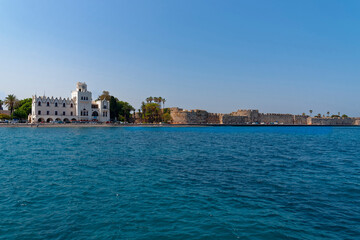 Dodecanese Old Town Castle And Police Station, Island Kos, Greece
