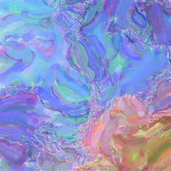 Contemporary art. Colorful texture of hand made artwork. Modern painting. Watercolor strokes on surface. Artistic background image. Abstract painting on canvas. Brushstrokes.