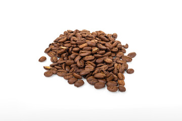 coffee bean. coffee beans  on white background. roasted coffee,