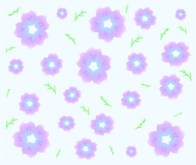 Flower blooming pattern