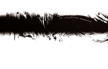 Painted artistic creation. Brushed vibrant wallpaper. Unique and creative illustration. Abstract background of colorful brush strokes.