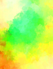 Brushed Painted Abstract Background. Brush stroked painting. Artistic vibrant and colorful wallpaper.