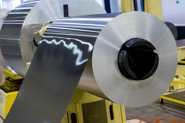 Aluminium coil and sheet on machinery