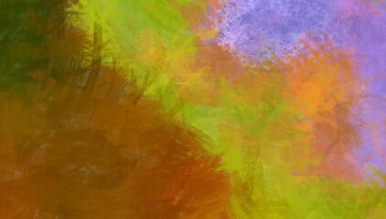 Modern art. Colorful contemporary artwork. Color strokes of paint. Brushstrokes on abstract background. Brush painting.